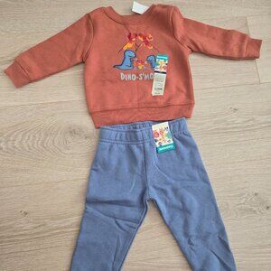 Brand New Children's suit pants and sweatshirt for 12 months.